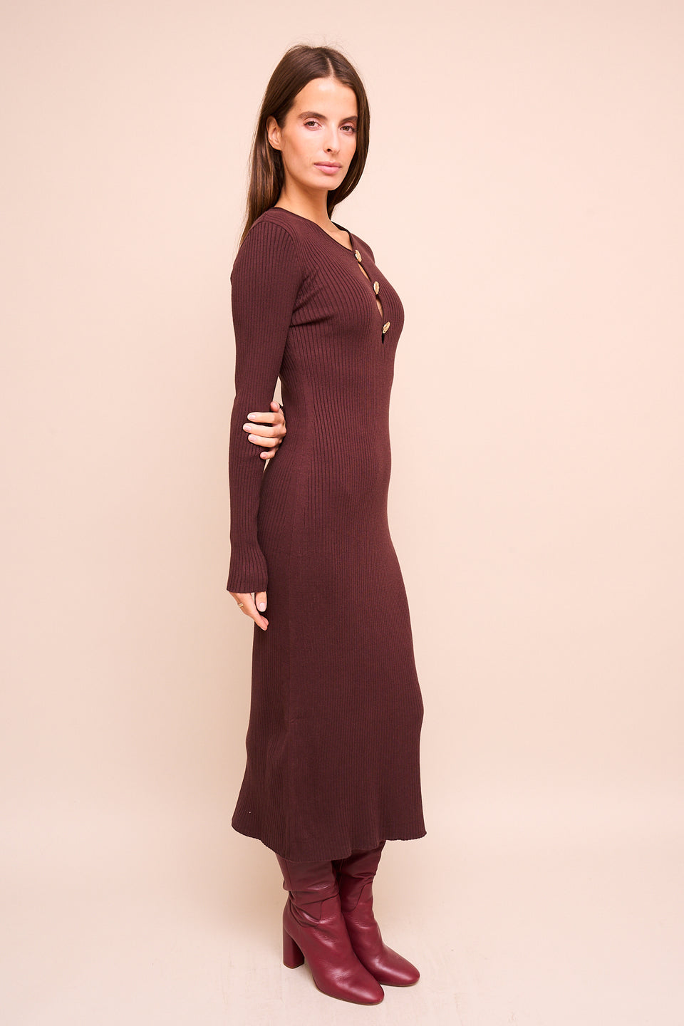 Robe Nidia Marron - Image 2