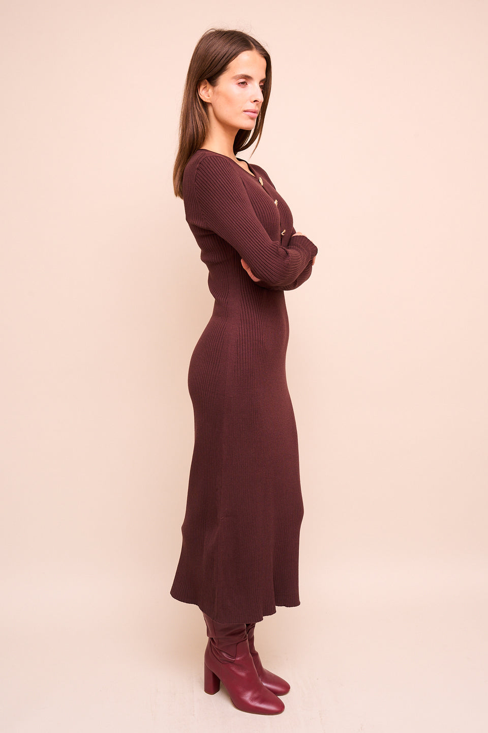 Robe Nidia Marron - Image 5