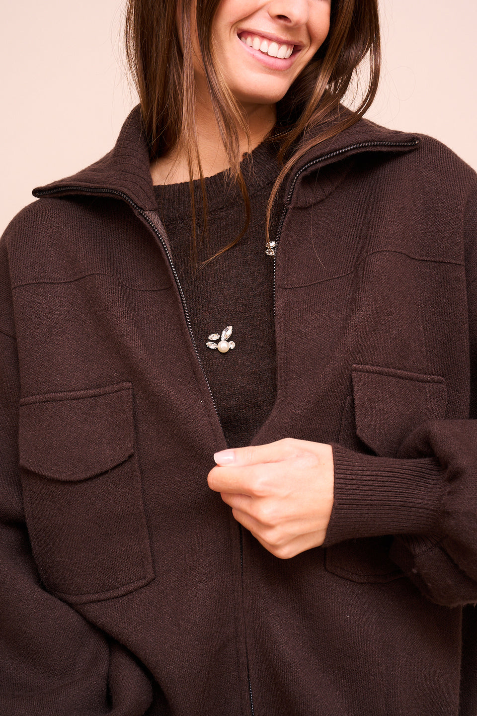 Veste Moscou Chocolat - Image 4