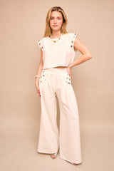 Pantalon ILVA 2526 Ecru