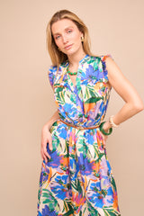 Robe Claudie Bleu
