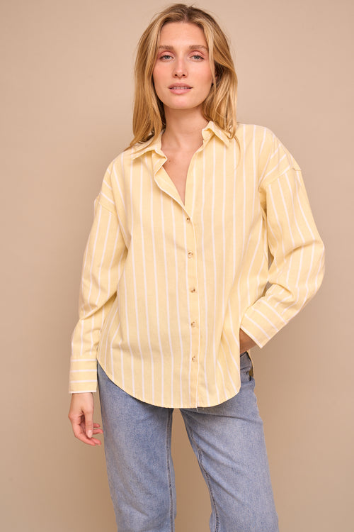 Chemise Yes 4573 Jaune-3