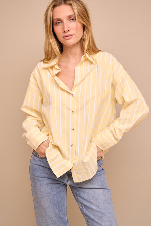 Chemise Yes 4573 Jaune-3