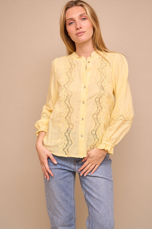 Chemise ILVA 511133 Jaune