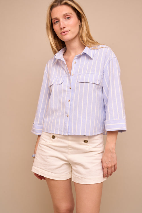 Chemise YES 4711 Bleu-1