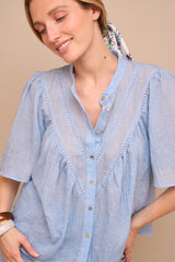 Chemise Yes 30395 Bleu Ciel