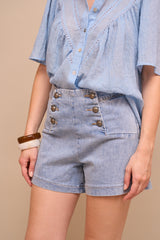 Short ILVA 451 Bleu