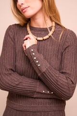 Pull Yes 8438 Chocolat