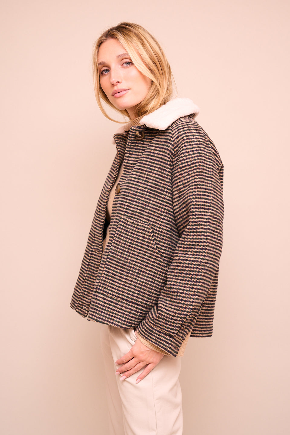 Manteau Gloria Pied de poule - Image 5