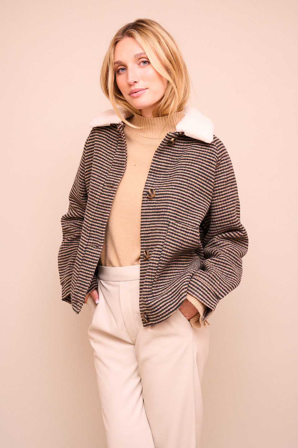 Manteau Gloria Pied de poule - Image 1