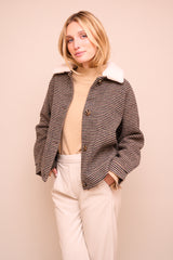 Manteau Gloria Pied de poule