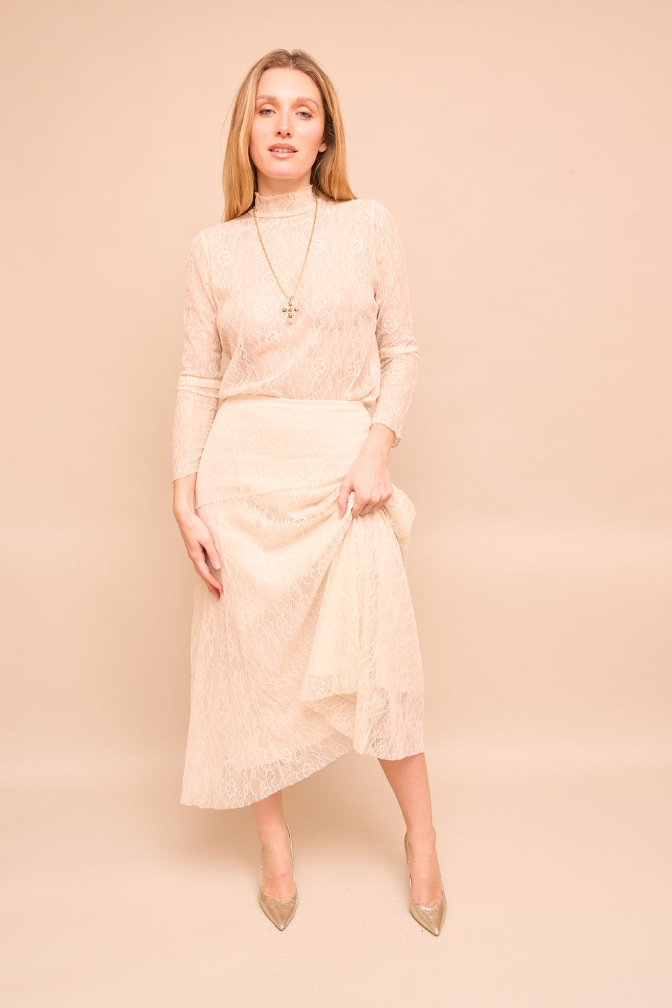 Haut Alibany ecru - Image 3