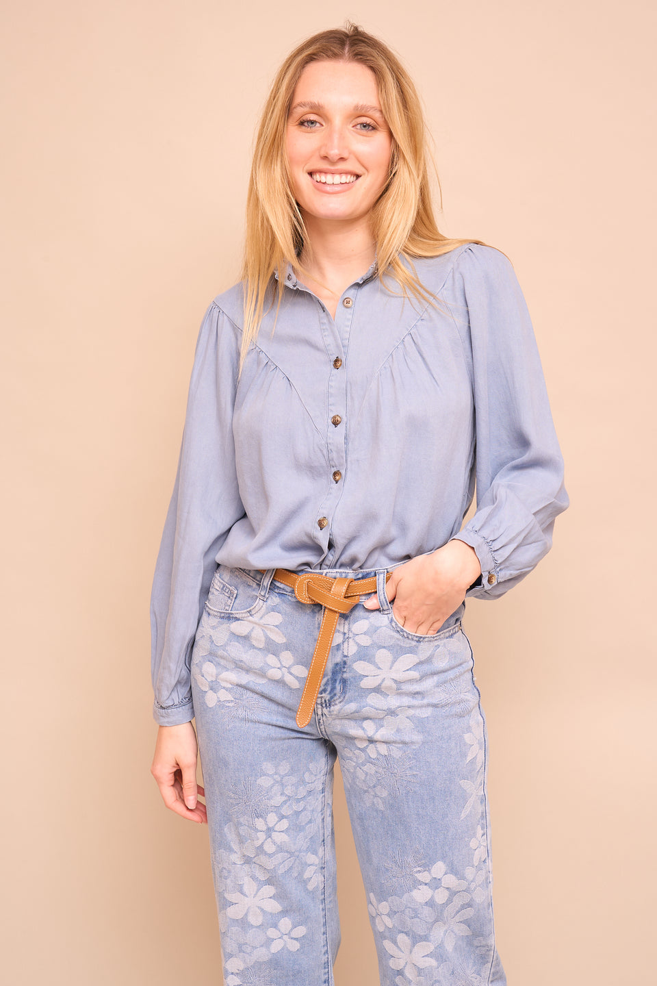 Chemise  Thérèse Bleu - Image 1