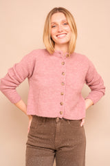 Gilet Letiana Vieux rose