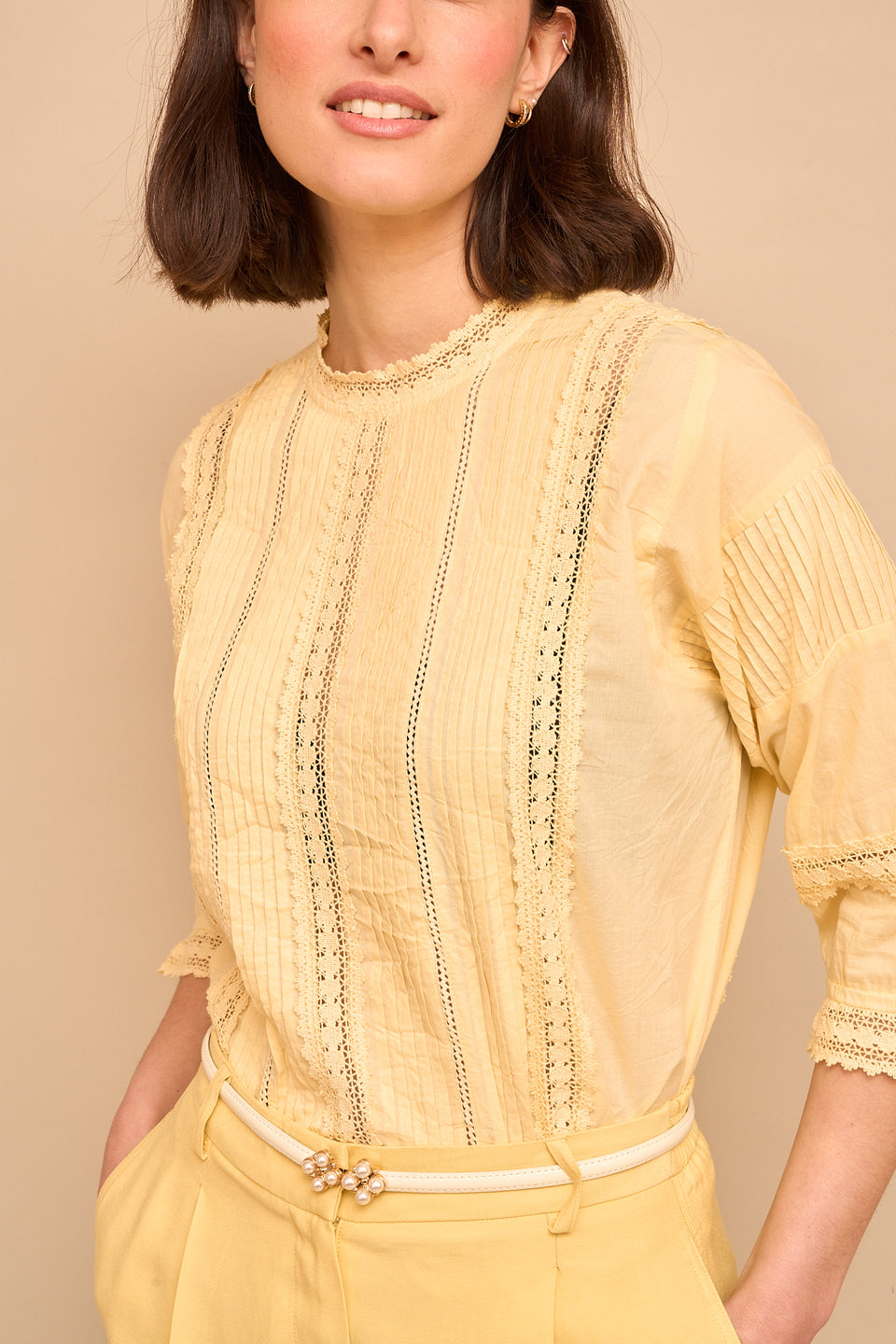 Chemise Aimaly Jaune - Image 3