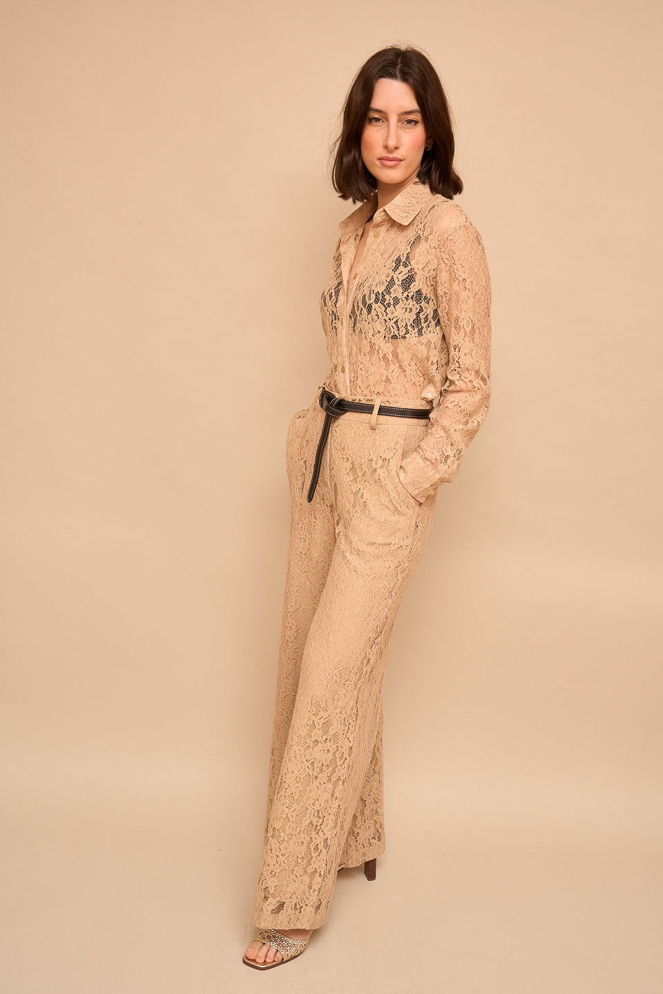 Pantalon Pablolina Beige - Image 2