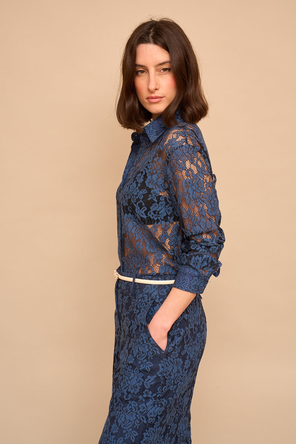 Chemise Amolina Marine - Image 8