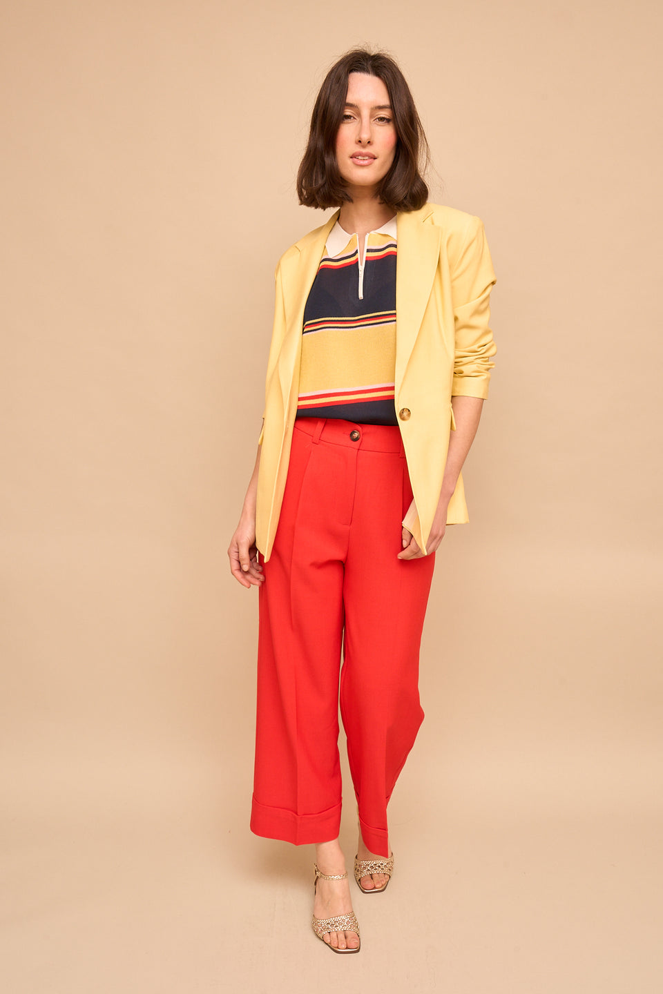 Pantalon YES 7714 Corail - Image 4