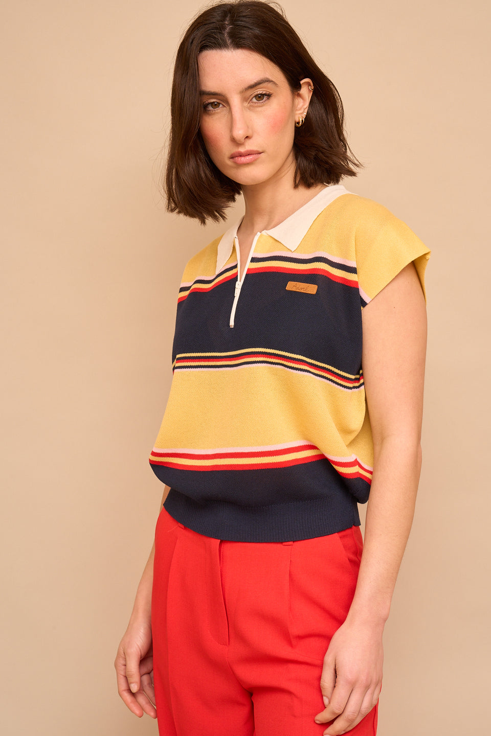 Pull Zoe Rayé Jaune - Image 8