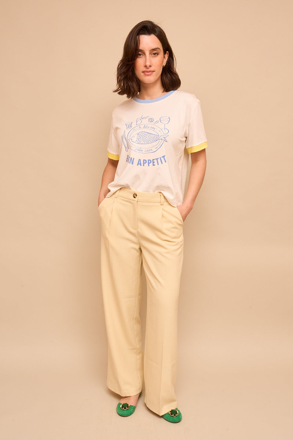 Pantalon Yes 7712 Paille - Image 1