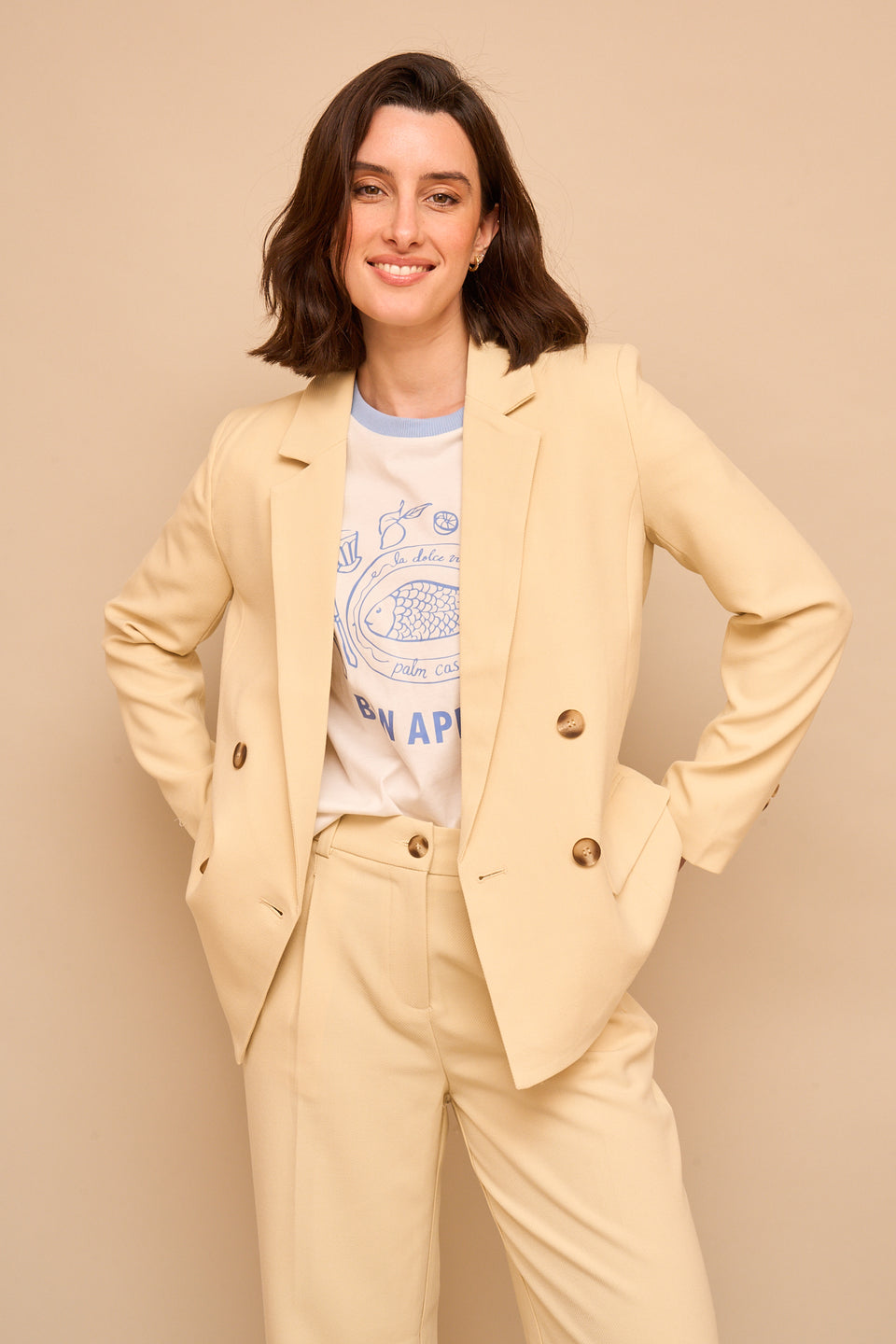 Veste Yes 6223 Paille - Image 4