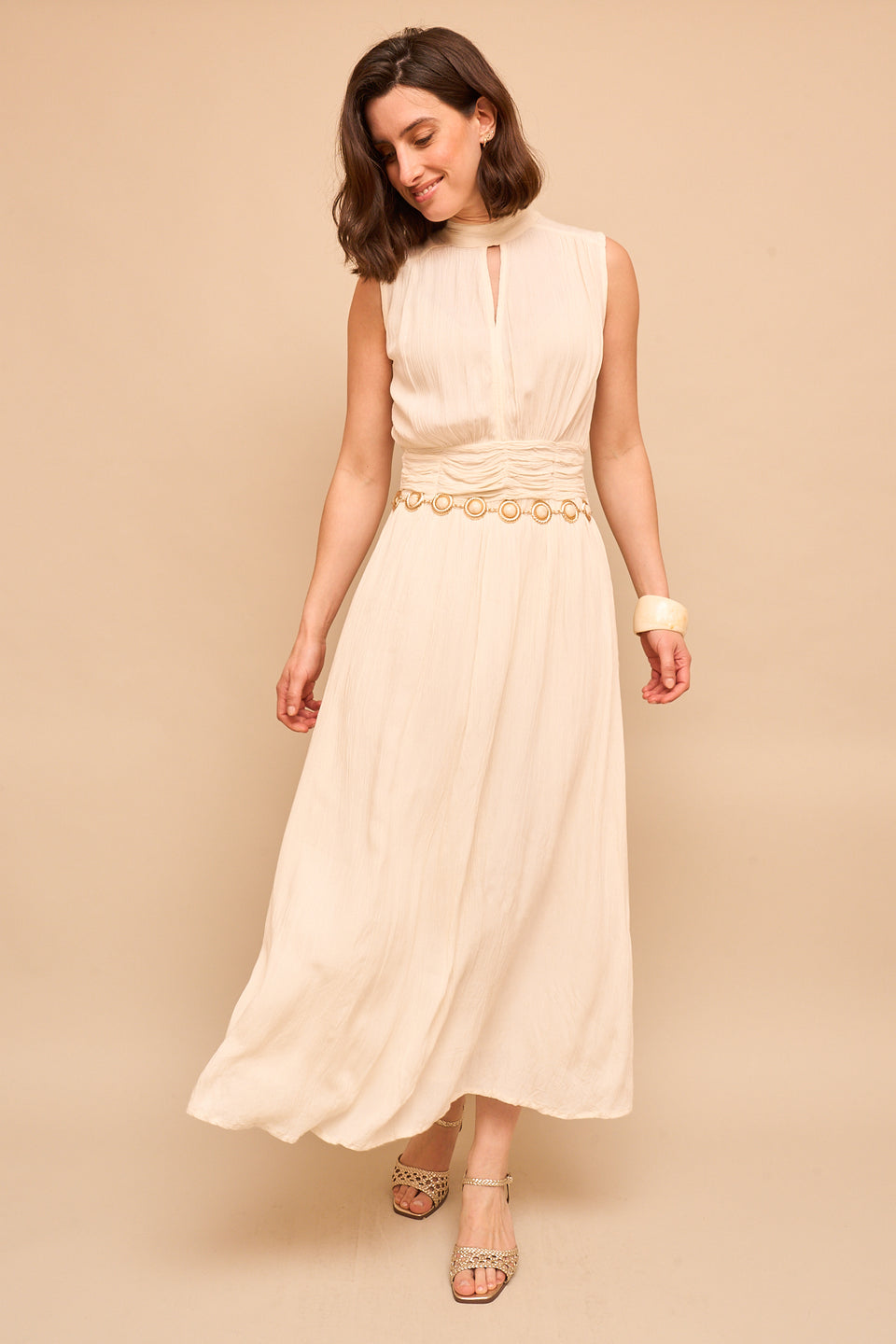 Robe Orlany Ecru - Image 1