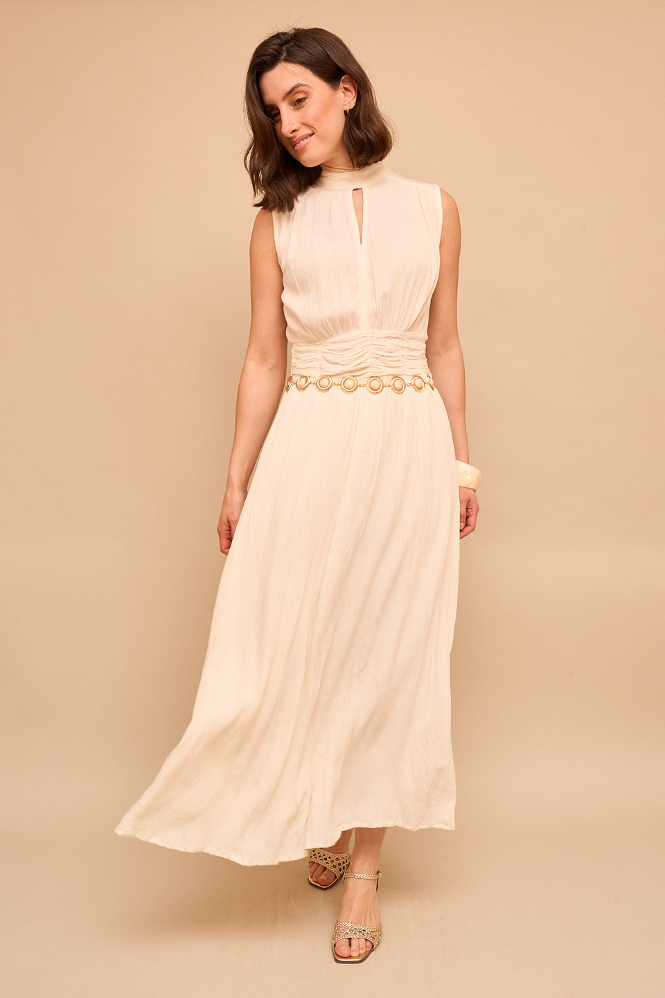 Robe Orlany Ecru - Image 2