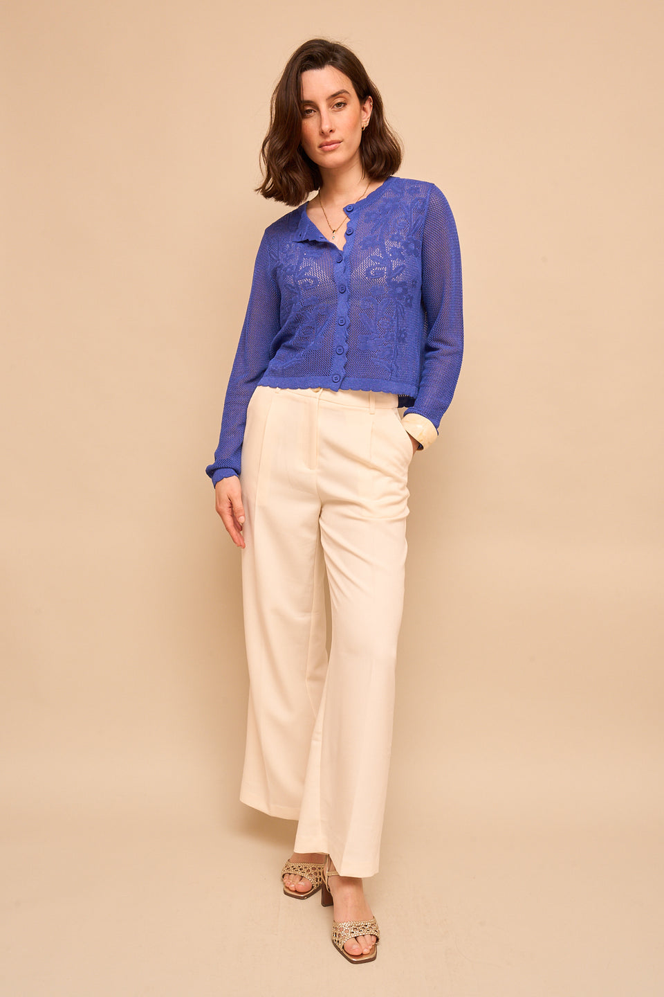 Pantalon Yes 7712 Ivoire - Image 2