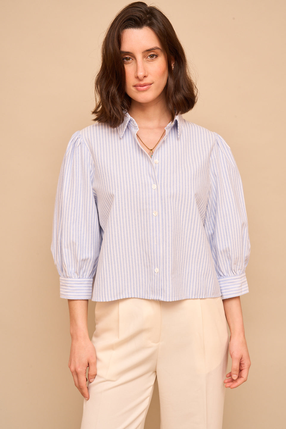 Chemise Yes 4813 Bleu Pastel - Image 3