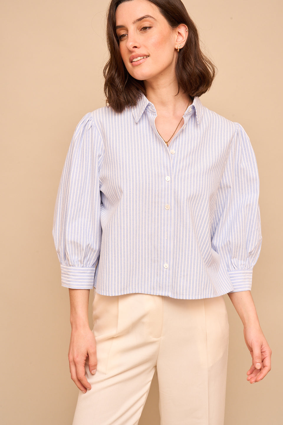Chemise Yes 4813 Bleu Pastel - Image 1