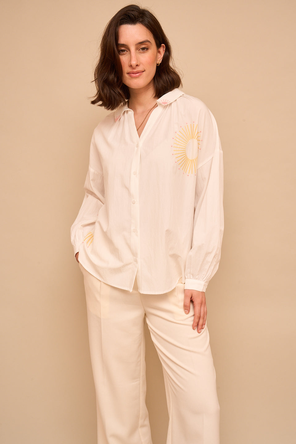 Chemise Solene Ecru - Image 4