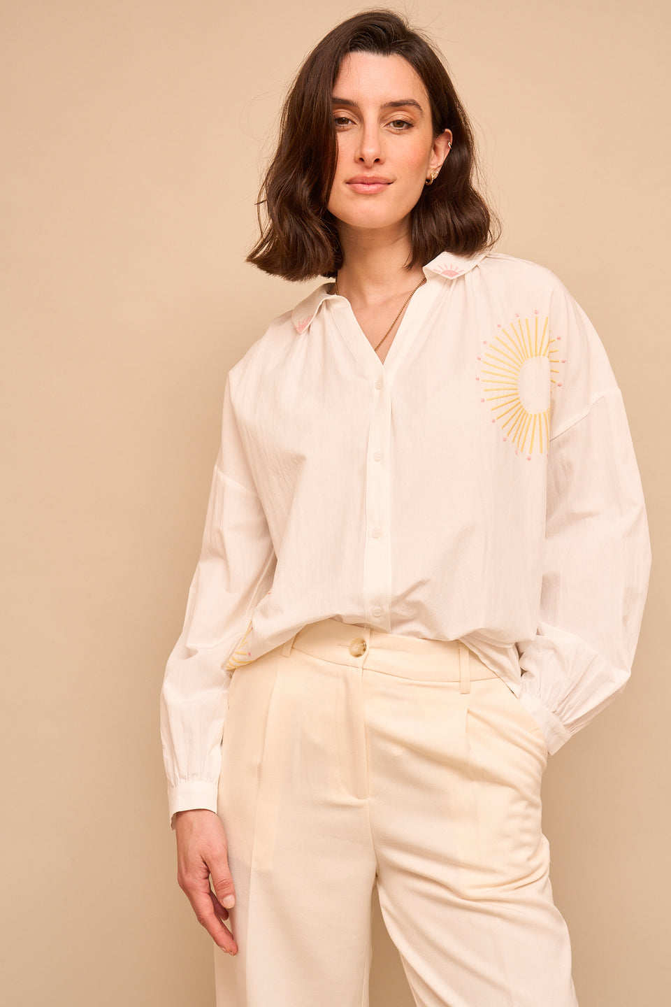 Chemise Solene Ecru - Image 2