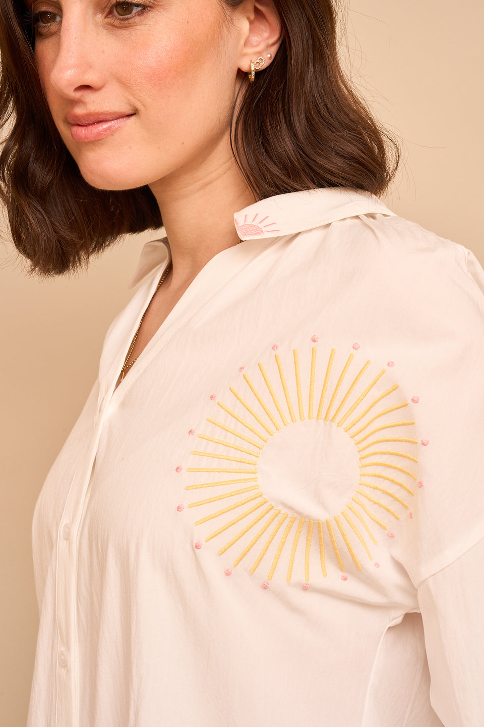 Chemise Solene Ecru - Image 3