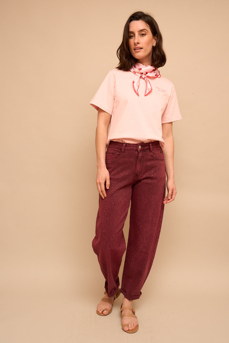 Pantalon Palone Bordeaux - Image 2