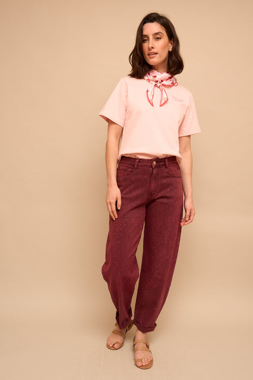 Pantalon Palone Bordeaux