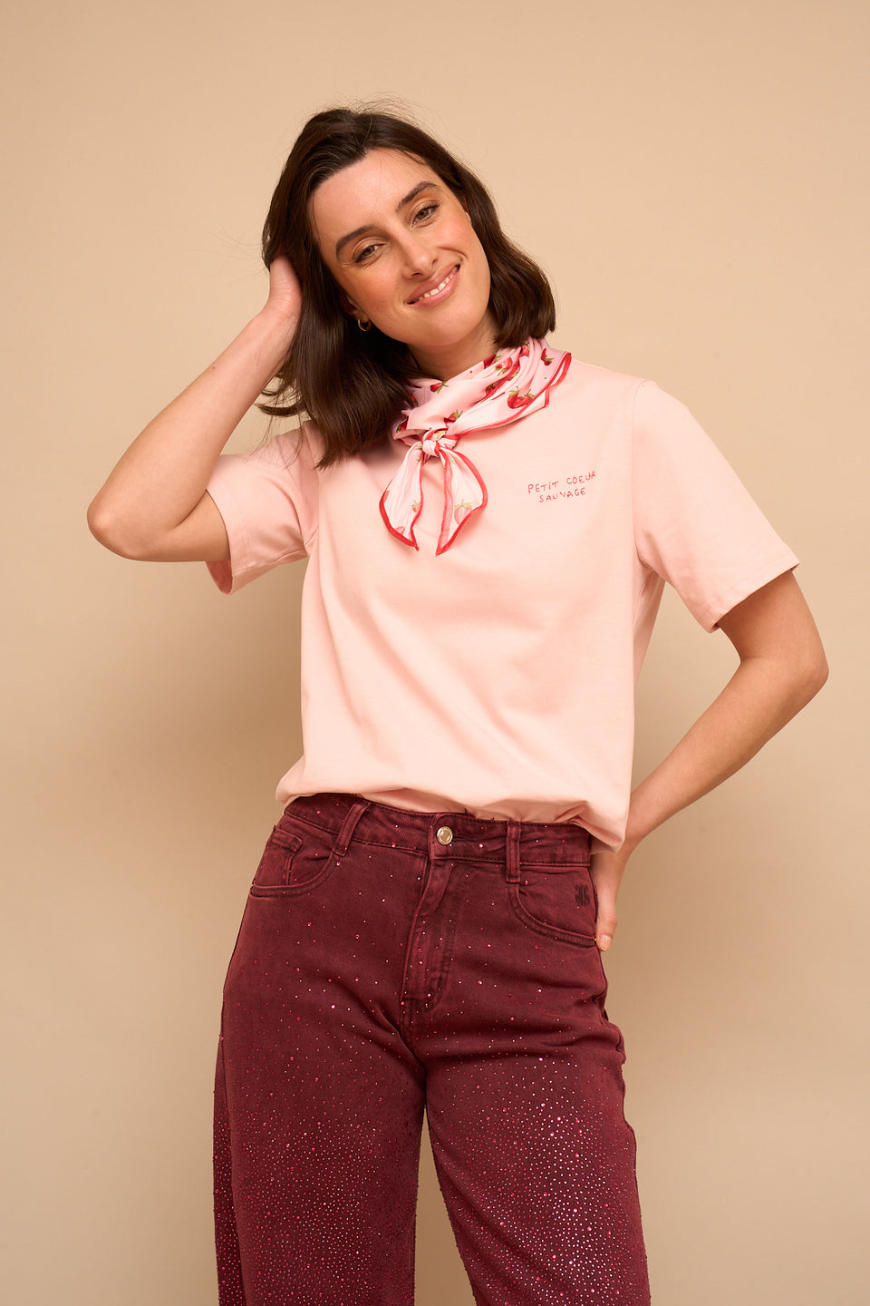 Haut Solange Rose - Image 1