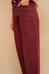 Pantalon Palone Bordeaux
