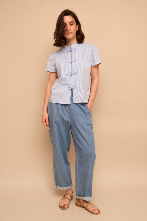Pantalon ILVA 06053 Jeans Clair