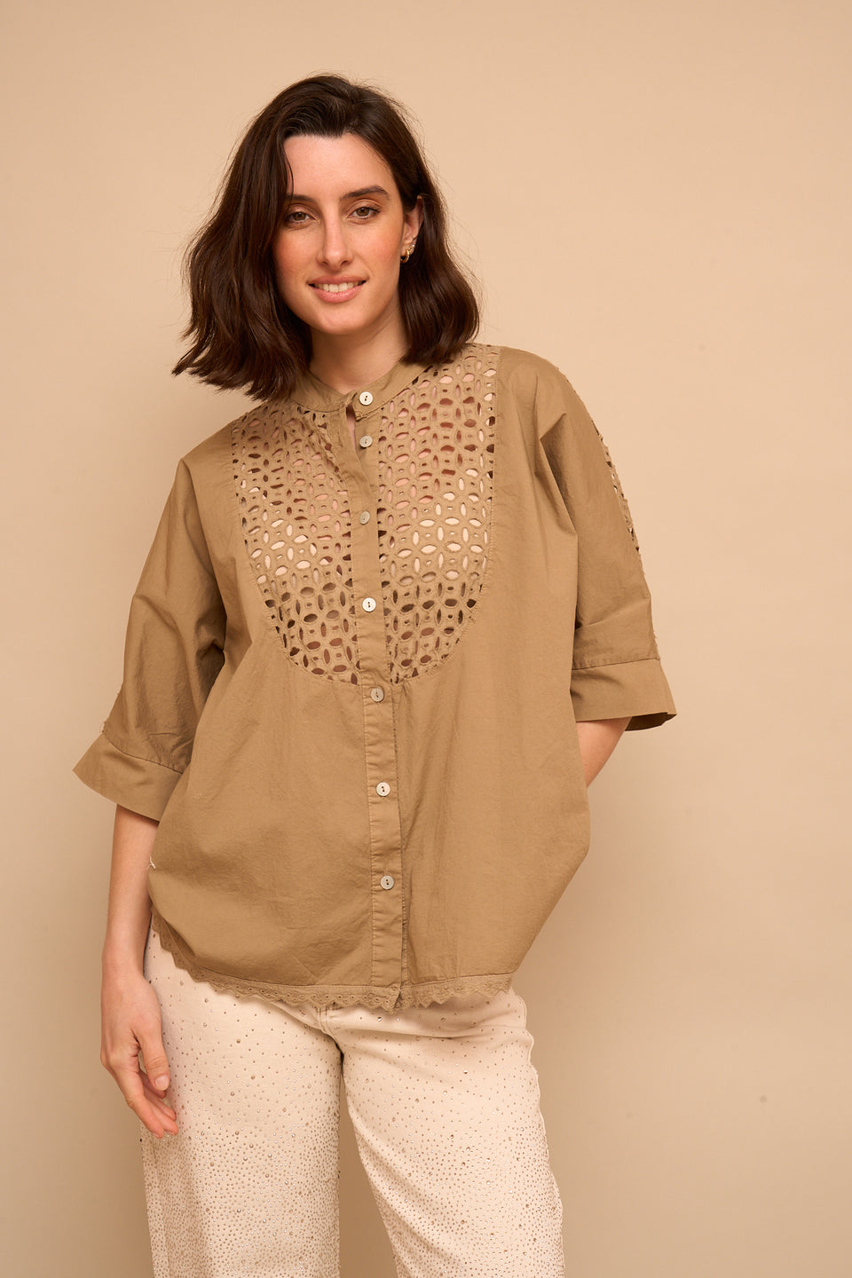Chemise ILVA 40148 Kaki - Image 2