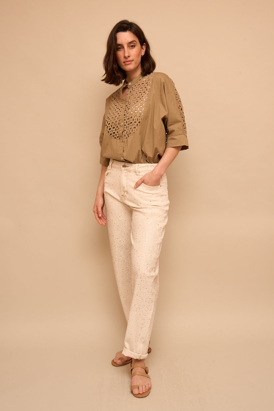Pantalon Palone Beige - Image 4