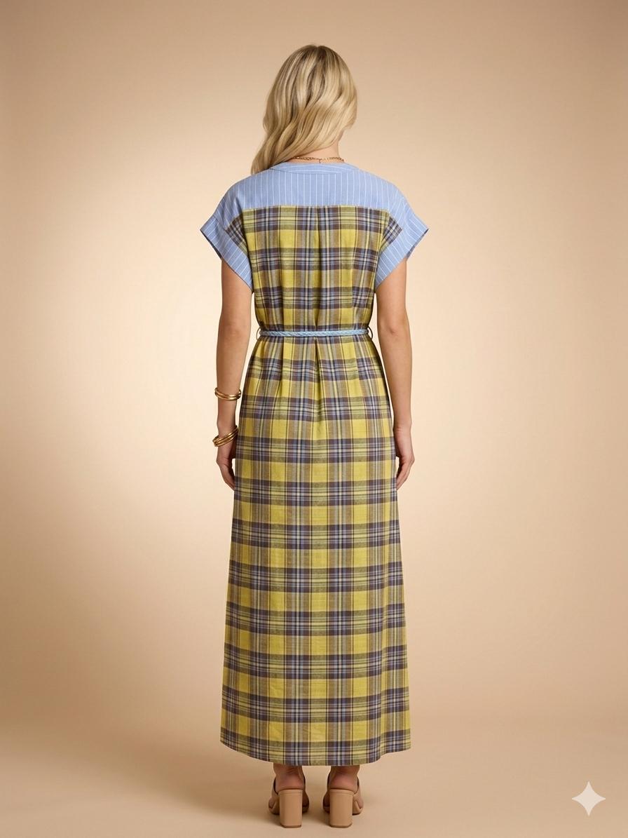 Robe Zephyr Carreaux - Image 4