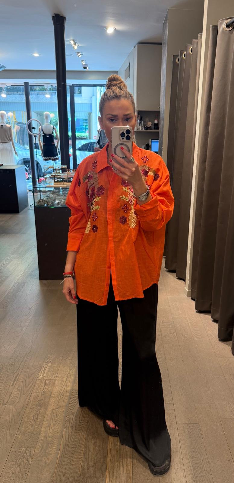 Chemise Shannyla Orange - Image 1